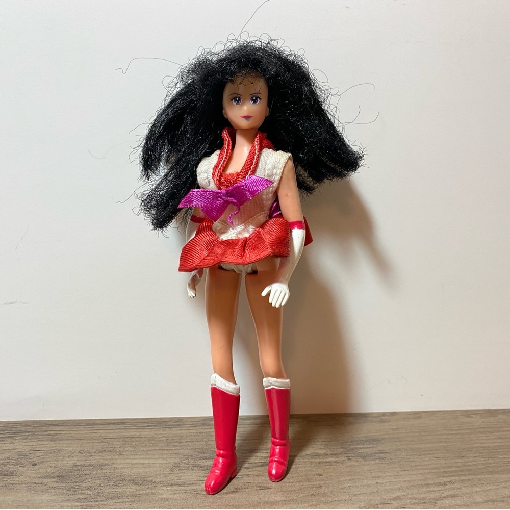 Sailor Moon Sailor Mars Doll 1995 6.5" tall